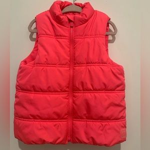 Gap hot pink vest. Size 4.